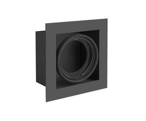 SLV PIREO Plafonnier encastrable Noir/noir