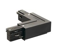 SLV Rail 230 V - 3 Allumages CONNECTEUR 90° 1 TERRE GAUCHE EUTRAC RAIL 3 ALLUMAGES Noir