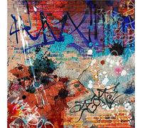 SLV1053 Sticker Cuisine Lave Vaisselle Tag Graffiti 60x60cm (Fond Transparent)