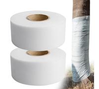 Slvoaujtk 2 Rouleaux Toile Hivernage Plante Exterieur Blanc Chacun Mesurant 8cm×30m pour Protection Arbre Hiver et Protection Plantes Exterieur Hiver Aider Les Plante à Survivre à l'hiver