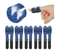Slvoaujtk 5 Pièces Attelle Doigt Attelle Doigts Attelle Petit Doigt Attelle de Doigt Réglable Attelle Doigt Attelles Doigt Réglables pour Pouce Index Majeur Annulaire Auriculaire (Bleu)