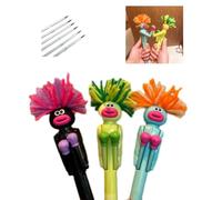 SLWSYR (3 pièces) Stylo de boxe interactif créatif, stylo à bille de décompression, cadeau (6 recharges)