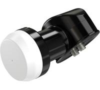 SLX LNB 2 Quad Output, LNB pour récepteur Satellite Freesat/Satellite Band, KU Band, LNB Universel pour Sky HD, Sky HD+, Freesat HD, 25 MHz PLL Crystal, avec Support MK4