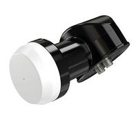 SLX LNB 2 Quad Output, LNB pour récepteur Satellite Freesat/Satellite Band, KU Band, LNB Universel pour Sky HD, Sky HD+, Freesat HD, 25 MHz PLL Crystal, avec Support MK4