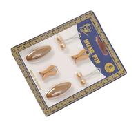 SLXLYH 1 lot de pinces à écharpes en perles pour femmes musulmanes pour châle et pull pour femme - Porte-écharpe sécurisé et élégant (marron foncé)