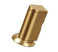 SLXLYH Butées de porte magnétiques - Perforation nécessaire - Réglage de la hauteur pour différentes épaisseurs de porte - Doré brossé