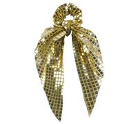 SLXLYH Chouchou à paillettes étincelantes pour femmes et adolescentes, tendance pour les fêtes et le quotidien (doré)