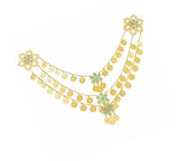 SLXLYH Collier multicouche en alliage avec pampilles et chaîne d'épaule pour femme à la recherche d'un style unique (C), As shown, Métal