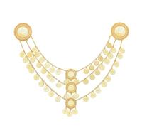 SLXLYH Collier multicouche en alliage avec pampilles et chaîne d'épaule pour femme à la recherche d'un style unique (A), As shown, Métal