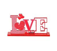 SLXLYH Figurine De Décoration d'amour en Bois Ornements De Baiser Heureux pour Chambres À Coucher Salon Et Célébration Spéciale Ornements De Bureau De Vacances