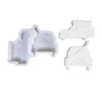 SLXLYH Holiday Vehicle Candle Silicone Molds Christmas Tree Silicones Mould for Handmade Candle Soap Holiday Decoration Silicone Christmas Tree Car Decoration