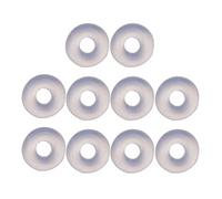SLXLYH Lot de 10 disques de piercing anti-hyperplasie en silicone pour boucles d'oreilles, taille unique, Comme décrit, Comme décrit.