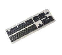 SLXLYH Lot de 115 touches EDM à double tir PBT pour claviers de joueurs mécaniques (russe)