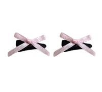 SLXLYH Lot de 2 épingles à cheveux en forme de nœud pour filles - Pinces à cheveux pour le Nouvel An - Pour femme - Pour queue de cheval (poudre fille)