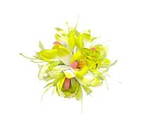 SLXLYH Pince à cheveux en forme de fleur pour femmes et filles - Accessoire de cheveux pour mariages et fêtes (vert clair)