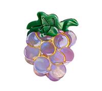 SLXLYH Pince à cheveux en forme de fruit - Frange latérale pour femme - Soin de la peau - Pince à cheveux élégante pour mariage - Raisin