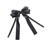 SLXLYH Pince à cheveux en forme de nœud pour banquets, photographie, camping, pour femme et fille, pour prendre des photos, printemps, pique-nique, pince à cheveux (noir)