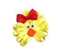 SLXLYH Pince à cheveux en tissu poulet/lapins de Pâques pour enfants et adolescents avec nœuds pour ajouter une touche festive à divers Ou(20)