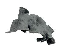 SLXLYH Refuge De Poisson PETG Coulant avec Grandes Ouvertures Tunnel Habitat Soulagement du Stress pour Aquariums d'eau Salée