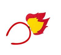 SLXLYH Serre-tête en forme de flamme au design élégant et confortable pour fête d'anniversaire, séance photo et événement à thème, bandeau pour jeu de rôle