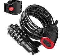 SLXLYH Serrure De Cyclisme Sensible À La Lumière Port Câble en Acier Rehausseur Cyclisme Nuit Outil Sécurité Serrure Vélo Intelligente