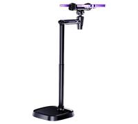 SLXLYH Support de téléphone de bureau réglable rotatif à 360°, levage automatique pour diffusion en direct et vidéoconférence