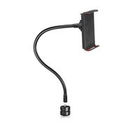 SLXLYH Support rotatif de 17 mm avec tête sphérique pour téléphone et tablette - Adaptateur rotatif - Clip de réglage pour tablette réglable pour trépied de streaming en direct