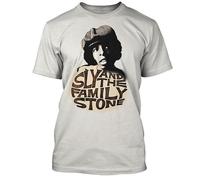 Sly & The Family Stone T-Shirt Ain't But The One Way Back on The Right Track White WhiteWhiteM
