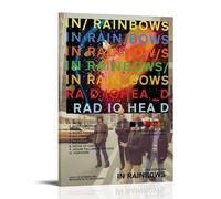 SLYASZX In Rainbows (Radiohead Album) Poster sur toile Peinture à l'huile Peinture décorative Art Poster à suspendre Peinture à suspendre pour la maison, le salon, la chambre à coucher, la salle à
