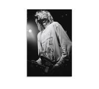 SLYASZX Kurt Cobain Poster sur toile, peinture à l'huile décorative à suspendre, pour la maison, le salon, la chambre à coucher, la salle à manger, style sans cadre, 30 x 45 cm