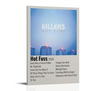 SLYASZX Poster Hot Fuss The Killers sur toile, peinture à l'huile décorative à suspendre, pour la maison, le salon, la chambre à coucher, la salle à manger, cadre mural, style 20 x 30 cm