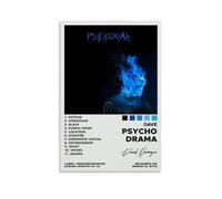 SLYASZX Poster psychodrame de Dave sur toile, peinture à l'huile décorative, affiche d'art à suspendre, pour la maison, le salon, la chambre à coucher, la salle à manger, style sans cadre, 60 x 90 cm