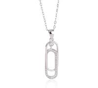 Slybar Collier avec pendentif en argent sterling « The Love Between a Mother and Daughter is Forever » pour femme et fille (argenté)