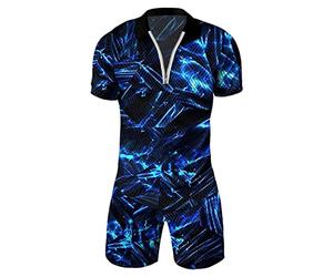 SLYGOU Ensembles de Haut Et de Bas D'EntraîNement,Polo Survetement Homme SurvêTement De Jogging Ensemble Foot Été Ensemble 2 Pièces et Pantalon de SurvêTement pour Homme VêTements Hommes