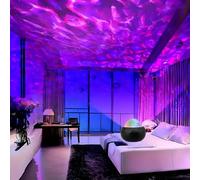 SLYHHZHMY Lumière Ondulée Lumière D'aurora D'ombre 6 Couleurs Veilleuse De Fête Pour La Décoration De La Maison (Ondulation noire)