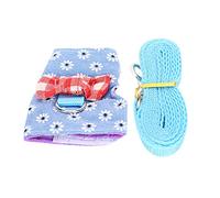 SM Animal Pet Le Harn Set Breathable Chest St Traction Corde pour Le Hamster de Lapin Hamster Guinée Cigs Pet LeashPet Hernet Walking Leadcat Che Hook & Conçu et O (XS)