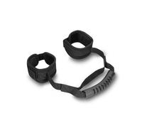 SM & Bondage Menottes Ajustable avec Poignée Velvet - OUCH