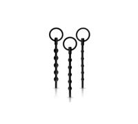 SM Fétiche - Tige A Urètre - Lot de 3 Tiges Knot Knot 12 cm Diamètre 7 à 12 mm