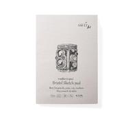 SM.LT Bloc à dessin Authentic Bristol, idéal pour dessin mécanique, travaux graphiques avec toutes sortes de crayons, stylos, encre, feutres, format A4, composé de 50 feuilles, 185 g/m² EP-50