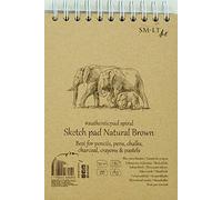 SM-LT Bloc Spirale - Dessin - Brun - A5-80 feuilles - 135 gsm 5EB-80TS/NTB