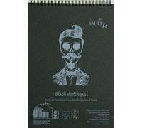 SM-LT Bloc Spirale - Dessin - Noir - A4-30 feuilles - 165 gsm