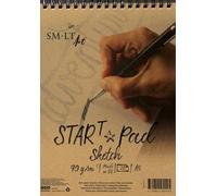 SM.LT Bloc Star T en spirale pour croquis, format A5, composé de 20 feuilles, 90 g/m² 5ES-20TS/FSC