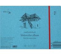 SM-LT Carnet- Aquarelle - grain fin - 24,5x17,6cm - 12 feuilles - 280 gsm 5AB-12ST