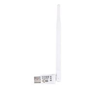 SM-N150M1-W2 Adaptateur sans fil WiFi USB 2.0 150 Mbps 2,4 GHz + antenne 5DBi, IEEE 802.11b / 802.11g / 802.11n, 64/128 bits WEP, WAP, WAP2 (Noir) (couleur : blanc)