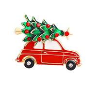 SM SunniMix 1 pcs Broche Badge Chemise De Noël Mignon Petit Cadeau De Mariage, Broche Et Pins Pour Femme Pour Cadeau Sacs Robe Accessoire - Voiture 1