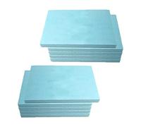 SM SunniMix 10 Pièces plaques en Mousse, Haute Densité Rectangle Mousse Dalle Feuilles Blocs Bricolage Sculpture Modèle Diorama Bâtiment Paysage Accessoire