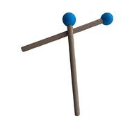 SM SunniMix 2X Mailloches pour Batterie, 18.5cm Maillet De Tambour, Maillets en Caoutchouc Glockenspiel Bâtons Maillet pour Gong Woodblock Drum Bells, Bleu