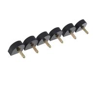 SM SunniMix 3 Paires de Femmes Noires Bouts de Talons Hauts Robinets Casquettes Chaussures Réparation Faisant Des Fournitures, Noir, 20mm