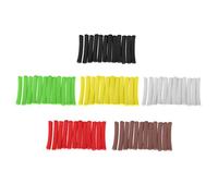 SM SunniMix 72Pcs Cylindre Flotteur DIY Fly Tying Rig Crochet Zig Aligners