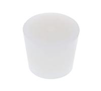 SM SunniMix Bouchons en Silicone Bouchons Coniques Résistants Corrosion pour Bouteilles Blanc, Trou 3.5-4.5cm